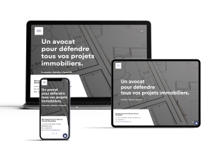 Site web pour cabinet d'avocats à Paris